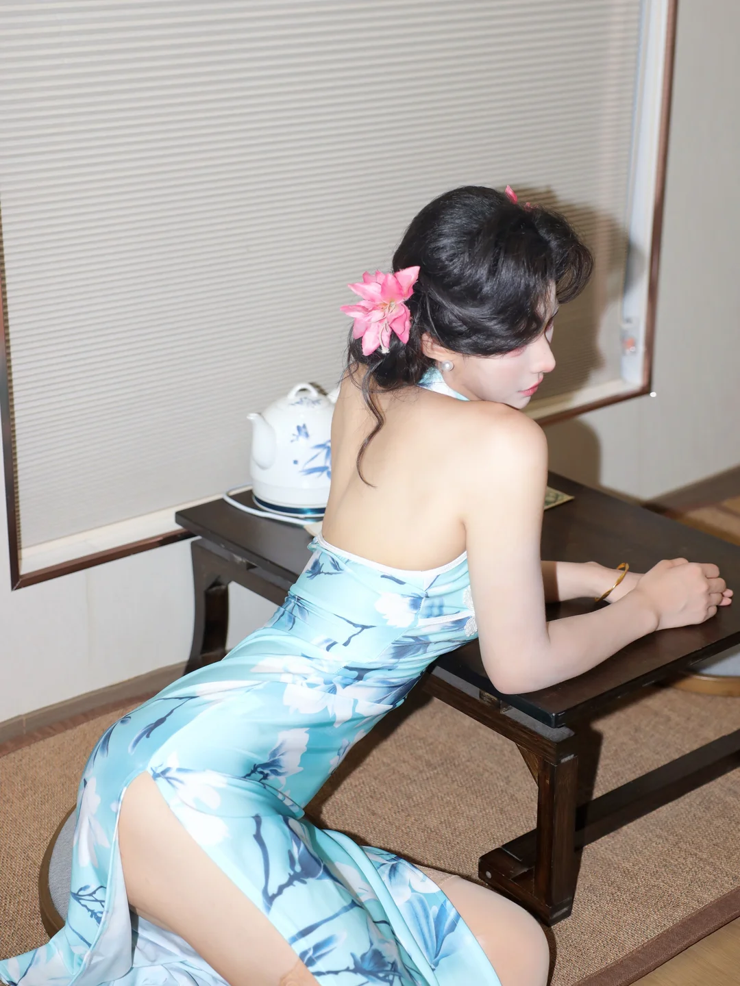 梨霜儿 - No.001 性感旗袍 [118P-1.7GB] tg@simisebaisi 【丝足阁】073.webp